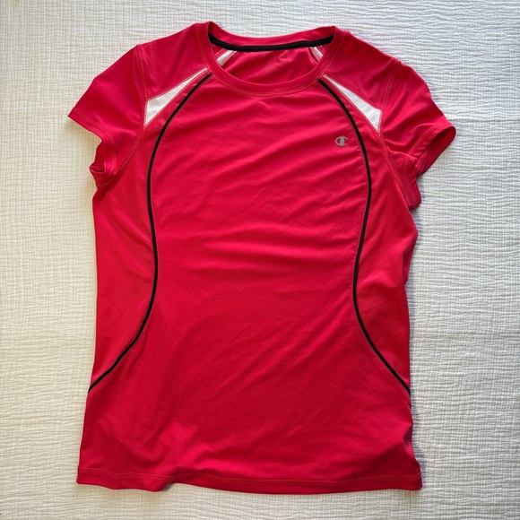 Champion Tops - Champion Women's Red Short Sleeve Tee